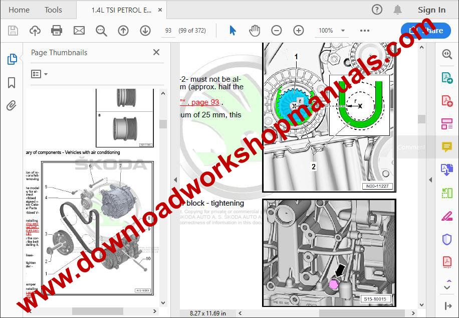skoda kodiaq repair manual